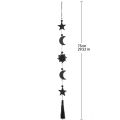 Black Wooden Moon Phase Wall Hanging Moon Decor Boho Home Decor ROOM Decoration Moon Garland Bedroom Living Room Nursery Gift. 
