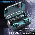 M10 TWS Bluetooth Air buds 3500mAh Power Bank Wireless Earphones with Microphone 9D Stereo Sports Waterproof Earbuds. 