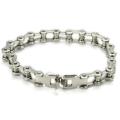 Punk Stainless Steel Bracelet Men Biker Bicycle Motorcycle Chain Bracelets 8.5". 