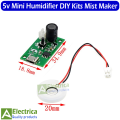5v USB Mini Humidifier DIY Kits & 24V Ultrasonic Humidifier Mist Maker Fogger Nebulizer Water Fountain Pond Atomizer Head Air Humidifier by Electrica. 