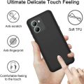 Vivo Y03 4G Back Cover Silicon Flexible Shockproof Anti Scratch Back Cover for vivo Y03 - Black. 