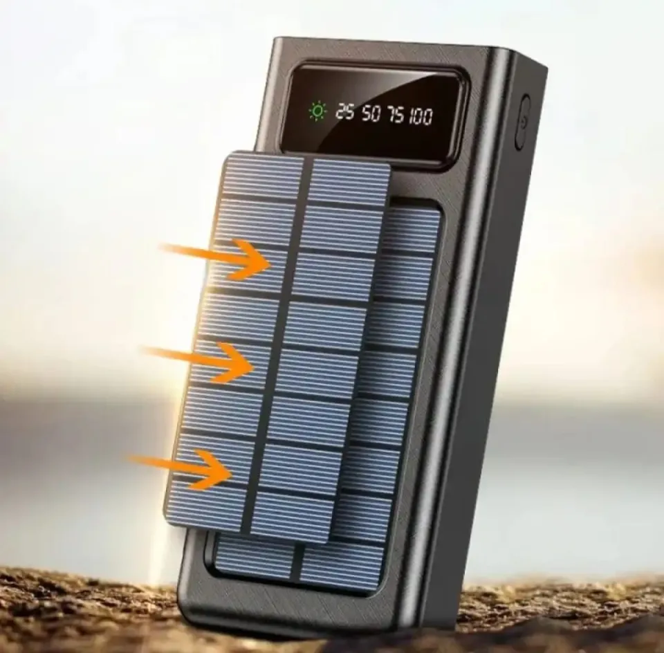 POWER BANK-SOLAR POWER BANK 10000MAH-FAST CHARGING POWER BANK-POWER BANK  FOR ANDROID AND I