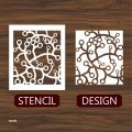 Reusable Stencil sheets For wall Painting Art DIY Home Decor, Album Crafts and Canvas. 