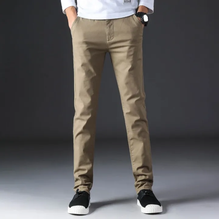 New%20Men'%20s%20Cotton%20Jeans%20Pants%20-%20Beige%20color%20-%20Regular%20Fit%20Pants%20-%20Image%203