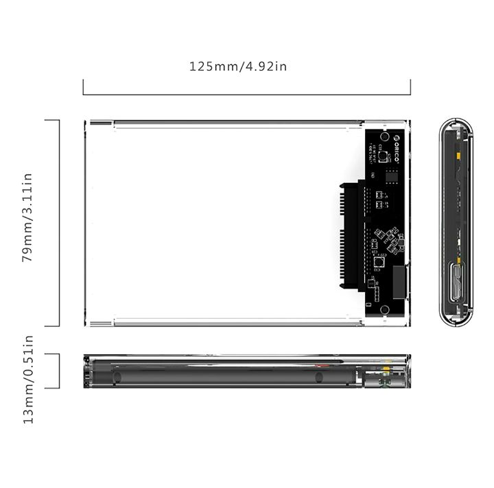 ORICO%20HDD/SSD%20Case%202.5"%20Inch%20Transparent%20SATA%20to%20USB%203.0%20Plus,%202139U3-CR%20Storage%20Caddy%20For%20External%20Portable%20Laptop%20Hard%20Drive%20Kit%20Enclosure,%205%20Gbps%20High%20Speed%20Super%20Fast%20Data%20Transfer%20-%20PC,%20Mobile%20OTG%20Supported%20-%20Image%205