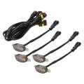grill lights for trucks-4 x Grille LED Lights with Harness cable KitBlack. 