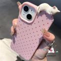 Lovely Lie Down Kitten Creative Cartoon DIY Cat 3D Doll Case Compatible for IPhone 16 11 15 12 14 13 Pro Max X XS Max XR 16 14 15 Plus Luxury Case. 