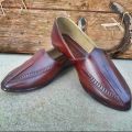 High Quality Leather Crafts Nagra Pumps, Arabic Khussa Style Footwear.For Men's. 