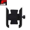 Universal 360 Degree Rotatable Aluminum Alloy Phone Holder Adjustable Mobile Phone Mount with 360° Rotation Suitable for 4-6. 5inch Phone, Anti-Shake Phone Bracket For Motorcycle, Recommended For BYKEA, FOODPANDA, Indrive Riders Universal Fitment. 
