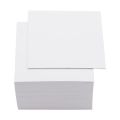 High Quality White Non-Adhesive 3.5" x 3.5" Memo Chit Pad with Card Box - 1 Piece. 