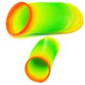 Plastic Magic Slinky Rainbow Spring Toy - Children Special Colorful Rainbow Spring - (2 Pcs). 