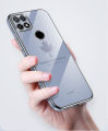 For Xiaomi Redmi 10A Back Cover + Wrist Strap Fashion Shiny Maple leaf Plating Square Bumper Phone Case Soft TPU Silicone Shockproof Protective Cover. 