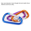 Outdoor Carabiners Portable Rust Resistant Keychain Carabiner. 