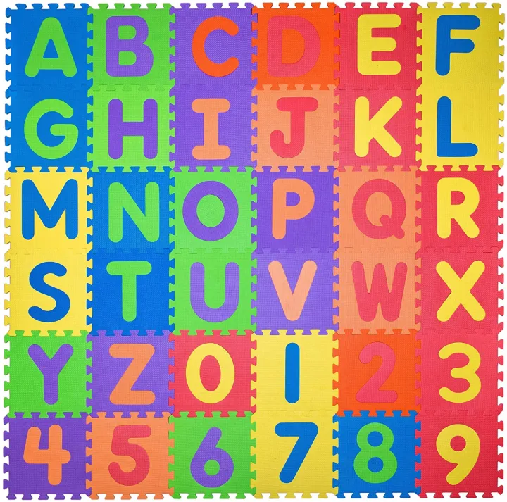Alphabets%20And%20Letters%20Foam%20Puzzle%20Mat%20for%20Kids%2036%20Pieces%205.5x5.5cm%20-%20Image%202