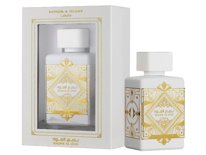 Lattafa Badee Al Oud Honor And Glory White For Women And Men  Eau De Parfum 100ml