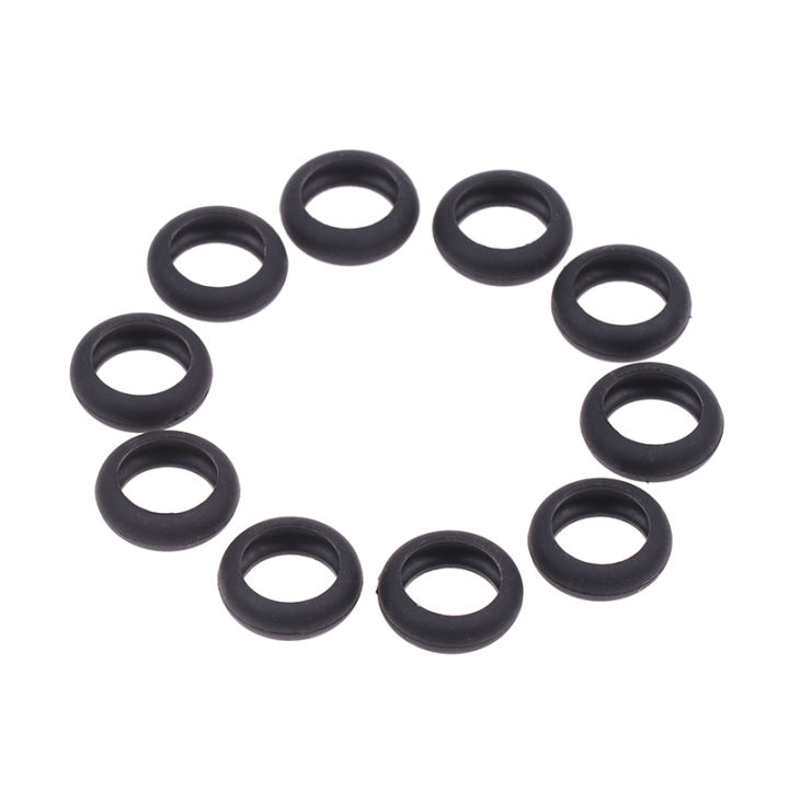 10pcs Flat Earphones Silicon Rubber Ring Case Flexible Earphone Shell Cover for 15mm Earphones Replacement Eartips Earbuds