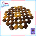 Online Karachi - Kitchen Wood Hot Pads Trivet Natural Bamboo Square Trivet Mat Set Heat Resistant Pads for Hot Dishes/Pot/Bowl/Teapot/Hot Pot Holders, Anti-Hot Non-Slip Durable. 