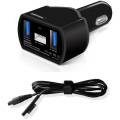 GISSARAL GISCCS-SP4 90W Magsafe Car Charger for 15V Surface Pro 4 5 6 Surface Book Book 2 ; Dual USB Quick Charge for Surface 3 Apple or Android smartphones and tablets. 