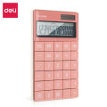 Deli - ENS041-Nusign Calculator Plastic-12 Digits Multi color. 