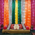 Wooden dhol & Dandiya | 6Pcs Set | For | Maiyo Mehndi Shadi ,Dholki Musical Instrument |. 