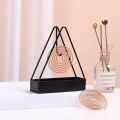 Mosquito Coil Stand Triangle Anti-scald Mosquito Coil Holder Stand Wax Melt Burner Home Decoration Aromatherapy Burner,House Hold Accessories. 