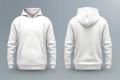 2Pc Unisex Hoodie Set (Black & White) – Stylish Winter Wear for Men & Women | Premium Cotton Fleece Sweatshirt Combo. 