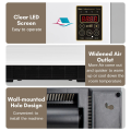 Small mobile air conditioner Wall-mounted Heater Household electric fan Electric heater with screen display heater. 