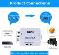 Mini VGA To Video Converter Composite AV To VGA Adapter, TV SetTop Box Audio Video Converter. 