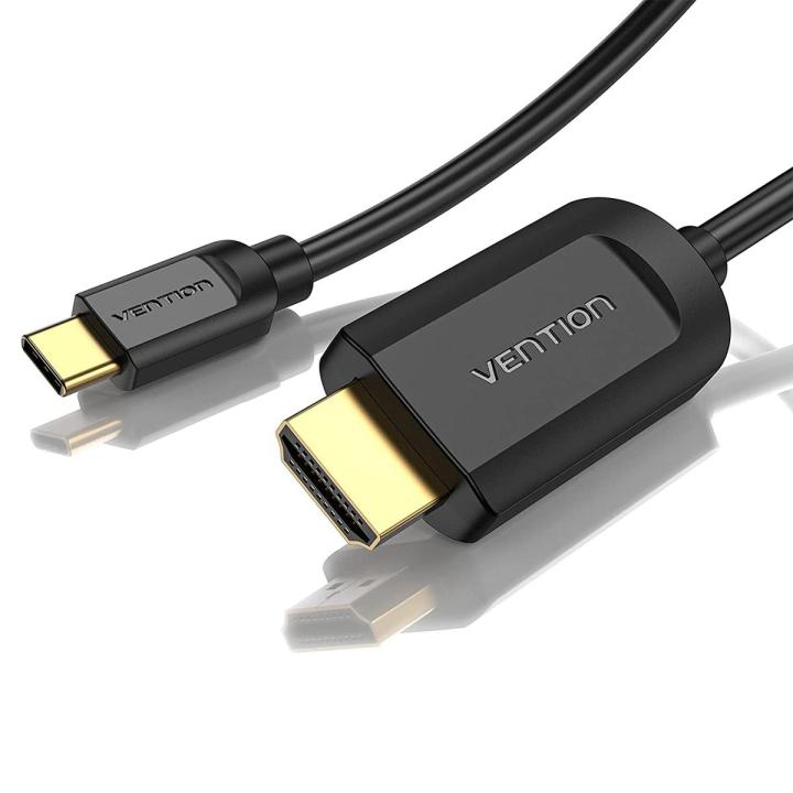 USB C to HDMI Cable,VENTION [4K,High-Speed] USB Type C to HDMI Cable for Home Office,Thunderbolt 3 Compatible 5ft