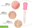 Newborn Baby Medicine Clear Silicone Plastic Easy Squeeze Liquid Pipette Dropper Food Feeder Dispensers 5ml. 