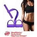 \12304; ShopWithJoy】4 Ropes Pull Rope Elastic Resistance band Exercise Body Home Fiess Sit Up Abdominal Workout Equipment. 
