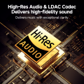 QCY H3 Pro Wireless Active Noise Cancellation Headphones. 