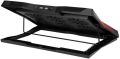Laptop Cooling Pad Dual Fan With RGB Lights - Cooling Stand 2 Fan With 7 Gear To Adjust Height - For Upto 20" Laptops - USB Powered Connection. 