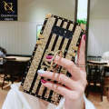 Samsung_ Galaxy Note 8 Cover - Design 2 - 3D illusion Gold Flowers Soft Trunk Case With Ring Holder. 