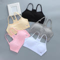 Pack Of 04 Teenage Bra Biddies For Girls Soft Fabric Multi Colour Camisole for Girls Undergarments Bra for Girls. 