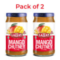 Lazzat Mango Chutney 430gm (Pack of 2). 