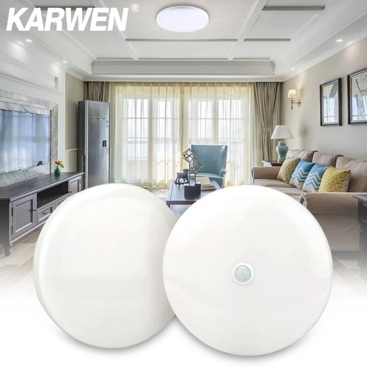 New LED Lamp with Motion Sensor Celling Lights PIR Infrared LED Night Light 220V 15W Wall Lamps for Home Stairs Hallways Corridor