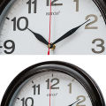 Hitco Round Simple Wall Clock - Wall Clock For Home and Office - Step Movement High Quality Watch - Wall Clocks for Bedroom / Living Room / Decor - Clock Wall Stylish. 
