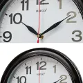 Hitco Round Simple Wall Clock - Wall Clock For Home and Office - Step Movement High Quality Watch - Wall Clocks for Bedroom / Living Room / Decor - Clock Wall Stylish. 