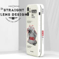 Hontinga for iPhone 7 Plus / 8 Plus Case Side Design Phone Cover Creative Funny Dollar Bag Be Rich Cover Square Edge Pattern Liquid Silicone Trend Case. 