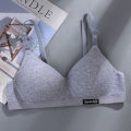 cotton bra girl bra  thin bra girl underwear  gathered breathable bra. 