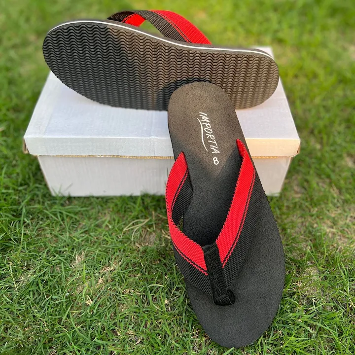 Black%20&%20Red%20Slippers/Flipflops%20for%20Men%20by%20Importia%20-%20Image%206