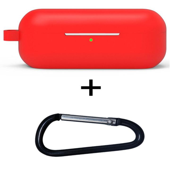 Silicone Protective Case Full Cover With Carabiner for Huawei FreeBuds Lite