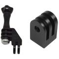 90 Degree Direction Adapter Elbow Mount with Cnc Aluminum Alloy Mini Tripod Mount Outdoor Sports Camera Base Adapter. 