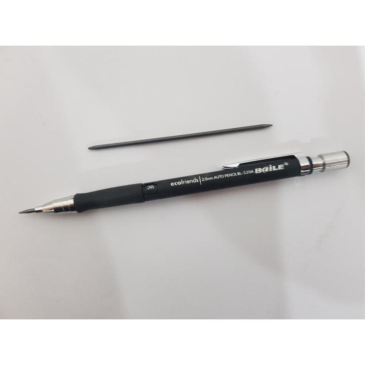 Baile 2.0 mm  Mechanical Pencil / Leads / Sharpener. for 2.00 mm pencil
