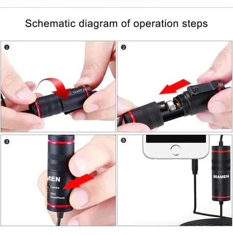 Active%20Noise%20Cancelation%20MAMEN%20KM-D1%20Pro%20Professional%203.5mm%20Lavalier%20Microphone%20With%20Dual%20Microphone%20For%20Smartphones%20Cameras%20Microphone%20-%20Image%203