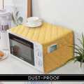 Oven Cover Microwave Dust Cover Waterproof Double Pocket Storage Bag Microwave oven cover Size 17x45 inches. 