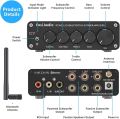 Fosi Audio BT30D Bluetooth 5.0 Stereo Audio Receiver Amplifier 2.1 Channel Mini Hi-Fi Class D Integrated Amp 50 Watt x2+100 Watt for Home Outdoor Passive Speakers/Subwoofer Powered Subwoofer. 