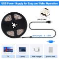 LED Strip Lights, 6M/19.7ft 180LED RGB USB Color Changing Led Light Strip with 24-Keys Remote Control,16 Multi Color&4 Lighting Modes,IP67 Waterproof Strip Lights for. 