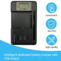 A Universal Mobile Battery Charger LCD Indicator Screen for Phones With USB-Port. 